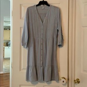 Old Navy linen midi